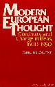  BAUMER, F.L., Modern European thought. Continuity and change in ideas, 1600-1950.