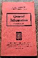  , CIVIL Defence Pocket Book No. 3 General Information (All Sections)