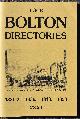  , Four Bolton Directories 1821-22, 1836, 1843, 1853