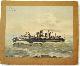  wall chart - Schoolplaat - School Poster - School chart - Teaching chart - poster - schoolkaart, Onze Vloot. Afdeling Haarlem en Omstreken: Torpedoboot. ( SCHOOLPLAAT )