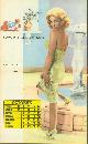  n.n., (SMALL POSTER / PIN-UP) Piccolo Kalender - 1960 ? Oktober -  Shirley Anne Field