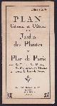  n.n, Plan General et officiel du Jardin des plantes + Plan de Paris