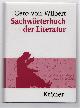 9783520231086 Gero von Wilpert, Sachworterbuch der Literatur