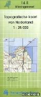  Diverse auteurs, Topografische kaart van Nederland 1:25000: Wieringerwerf 14-E