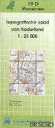  Diverse auteurs, Topografische kaart van Nederland 1:25000: Wormerveer 19-D