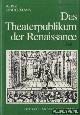  Kindermann, Heinz, Das Theaterpublikum der Renaissance - 1. Teil