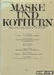  Erenstein, Robert - e.a., Maske und Kothurn. Internationale Beiträge zur Theaterwissenschaft. 38. Jahrgang - heft 1