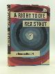  Rex Stout, A Right to Die