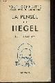  Garaudy Roger, La pensée de Hegel - Collection " Pour connaître ".