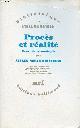 2070729079 North Whitehead Alfred, Procès et réalité - Essai de cosmologie - Collection " Bibliothèque de Philosophie ".