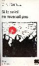 282510566X Ramuz C.F., Si le soleil ne revenait pas - Collection poche suisse n°81.