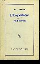 2707311251 PINGET ROBERT, L'HYPOTHESE SUIVI DE ABEL ET BELA
