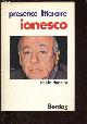  ABASTADO CLAUDE, EUGENE IONESCO / PRESENCE LITTERAIRE