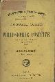 Comte Auguste, Philosophie positive - IV - Sociologie, temps moderne - "Les meilleurs auteurs classiques"