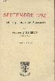  Gautherot Gustave, Septembre 1792, histoire politique des Massacres - 3e édition
