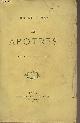  Renan Ernest, Les Apôtres - 31e édition