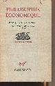  Robinson Joan, Philosophie économique - "Les essais" CXXVII