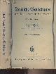  Bach Adolf, Deutsche Volkskunde - Ihre Wege, Ergebnisse und Aufgaben (Ein Einführung)