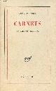  Camus Albert, Carnets, janvier 1942-mars 1951