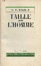  Ramuz C.-F., Taille de l'homme - "Les écrits"