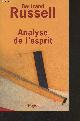 2228901121 Russell Bertrand, Analyse de l'esprit