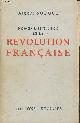  Soboul Albert, Précis d'Histoire de la Révolution Française
