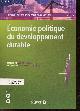 2807313434 Catherine Figuière, Bruno Boidin, Arnaud Diemer,.., Économie politique du développement durable - Collection Lmd Economie