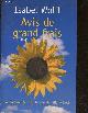 2702849792 Wolff isabel,  Denyse Beaulieu, Avis de grand frais - roman