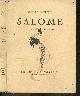  OSCAR WILDE - ALASTAIR (dessins), Salome - drame en un acte