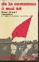 290252403X Mandel Ernest, De la Commune à Mai 68- Histoire du mouvement ouvrier international