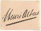  ALBERS, Henri (1866-1926), Signature