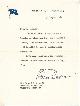  ANDERSON, George W. (1907-92), Typed Note Signed