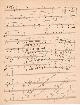 ALBANESI, Carlo (1857-1926), Autograph Musical Quotation Signed