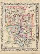  (LOUISIANA -- MISSISSIPPI -- ARKANSAS -- Map), Map of Louisiana, Mississippi, and Arkansas