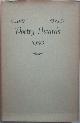  Frost, Robert; Sarton, May; Spender, Stephen; Patterson, Raymond et al., Poetry Awards 1950. A Compilation of Original Poetry Published in Magazines of the English Speaking World in 1949