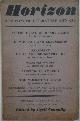  Auden, W.H.; John, Augustus; White, Antonia et al., Horizon. A Review of Literature and Art. June, 1941