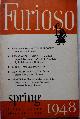  Hecht, Anthony; Coates, Carrol; Nemerov, Howard et al., Furioso-a Magazine of Verse. Vol. III No. 3. Spring 1948