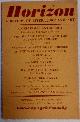  Eliot, T.S.; Bartok, Bela et al., Horizon. A Review of Literature and Art. December 1944