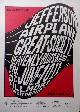  No Author, Bill Graham Presents Jefferson Airplane, Great Society, the Heavenly Blues Band. Poster