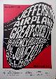  No Author, Bill Graham Presents Jefferson Airplane, Great Society, the Heavenly Blues Band. Poster