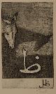 VERPOORTEN, FRANS (1924-1997), (Arabisch Alfabet: ) 'Zal'= Schaduw