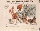  , serio-comic map Europe 1870 - Charles Fuchs after Paul Hadol