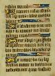  , Latin 15th century manuscript leaf on vellum (framed)