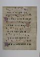  , Antiphonarium 1 Manuscript Vellum