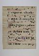  , Antiphonarium 2 Manuscript Vellum