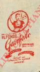  Molini e Pastifici Alfonso Garofalo. Gragnano -, Sacchetto in tela "Pastina con aleurone".