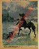  MATANIA Ugo -, Un dramma del maltempo. Durante un uragano in Spagna, un ragazzo fu strappato dal ponte ferroviario di Pola di Lena e trascinato dalla corrente fino a un'isoletta, dove lo ragginse, per salvarlo, un sarto a cavallo, ma il ragazzo era morto.