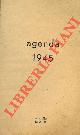  -, Agendina 1945.