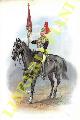 STADDEN C. Chas -, Quattro soldati a cavallo in grande uniforme.