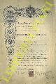  -, Diploma Scuola Tecnica pareggiata di Casale. Anno Scolastico 1900-1901 a Buffa Giovanni.